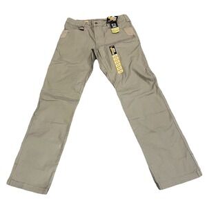 Noble Outfitters Work Pants Mens 34x34 Khaki Cargo Hammer Drill Canvas Workwear
